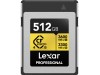 Lexar 512GB Professional GOLD CFexpress 4.0 Type B Memory Card LEXAR LCXEXP4512G-RNENG